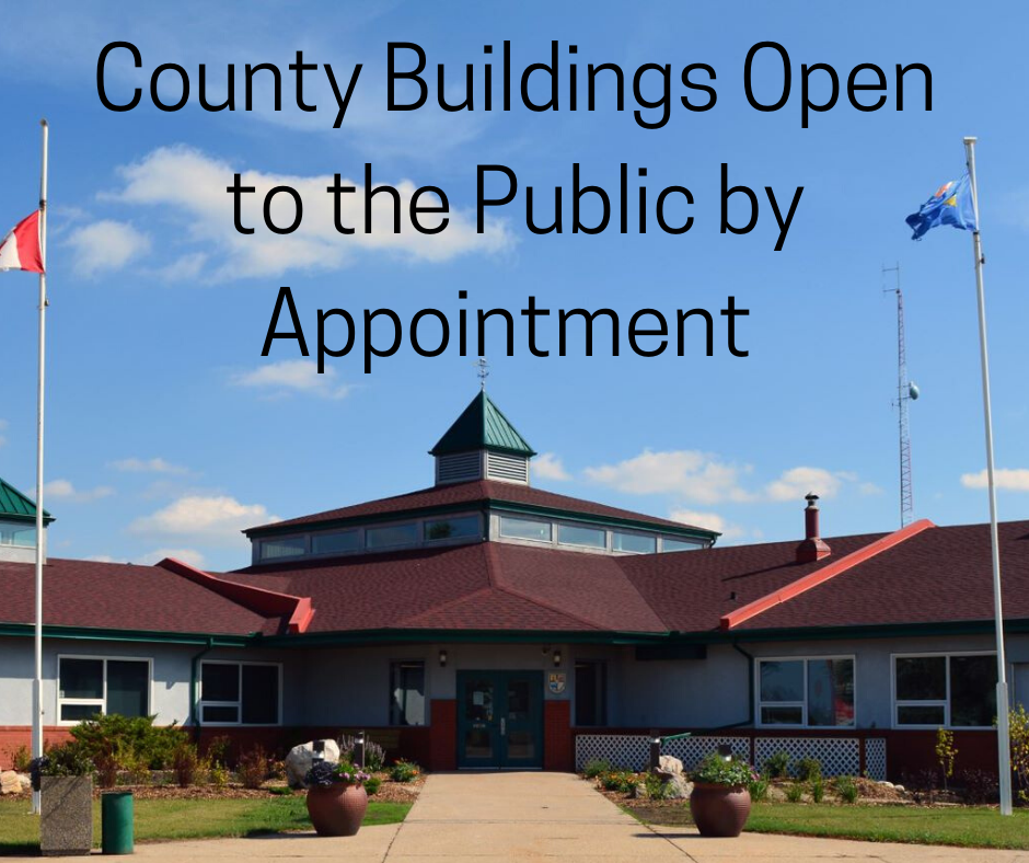 County buildings open