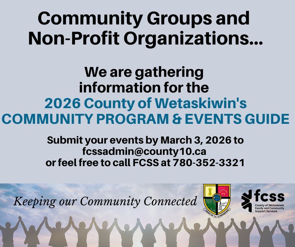 Copy of County of Wetaskiwins COMMUNITY PROGRAM