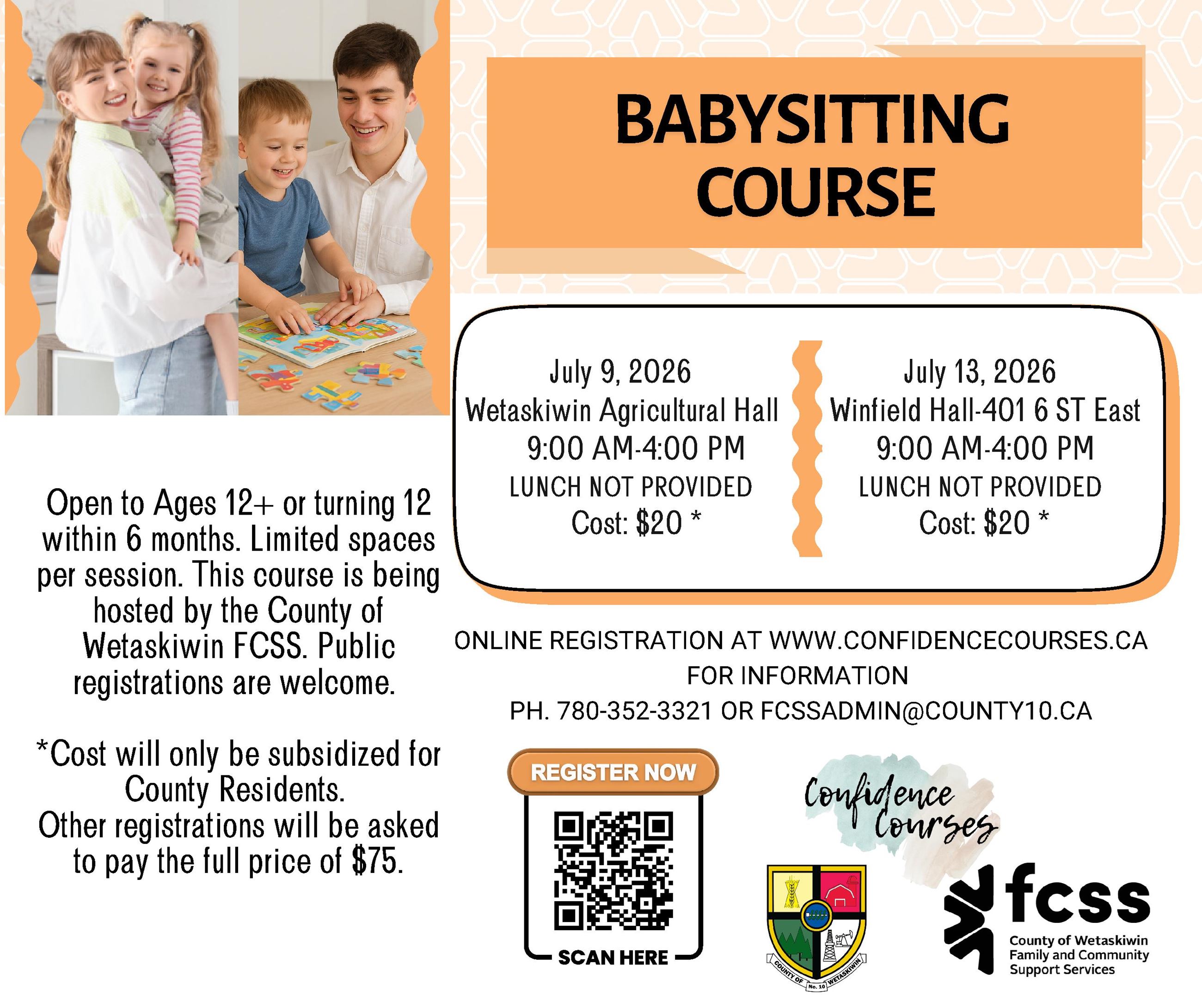 July Babysitting Course