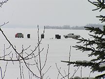 Ice Fishing Pigeon Lake