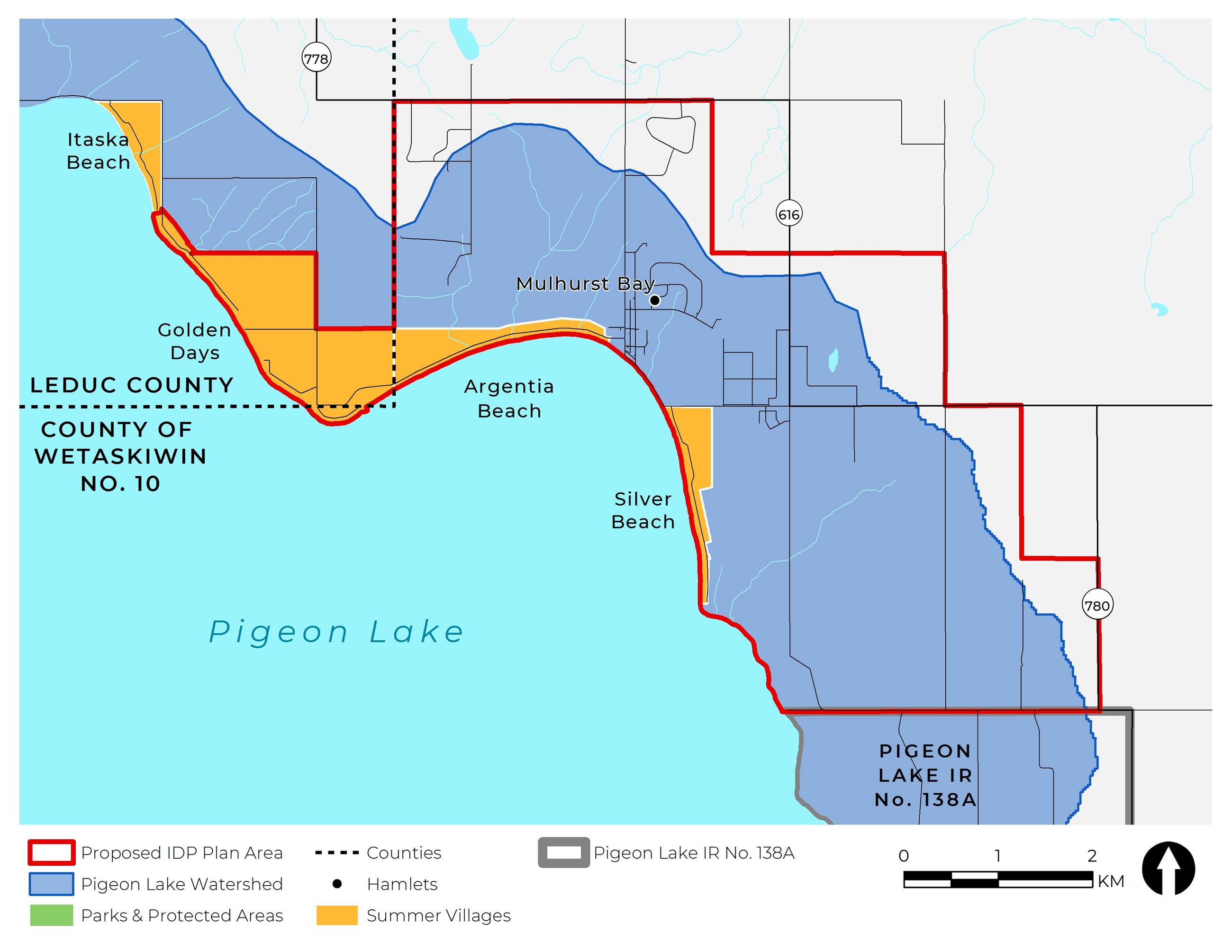 Regional Context Map for County Website - North IDP