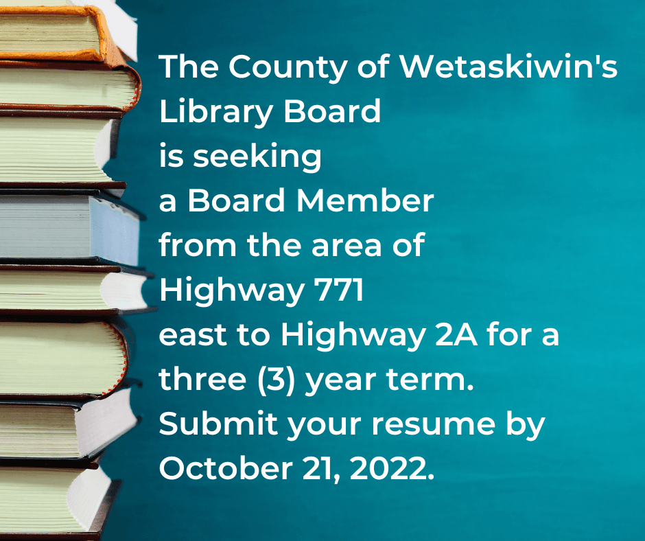 Seeking Library board member