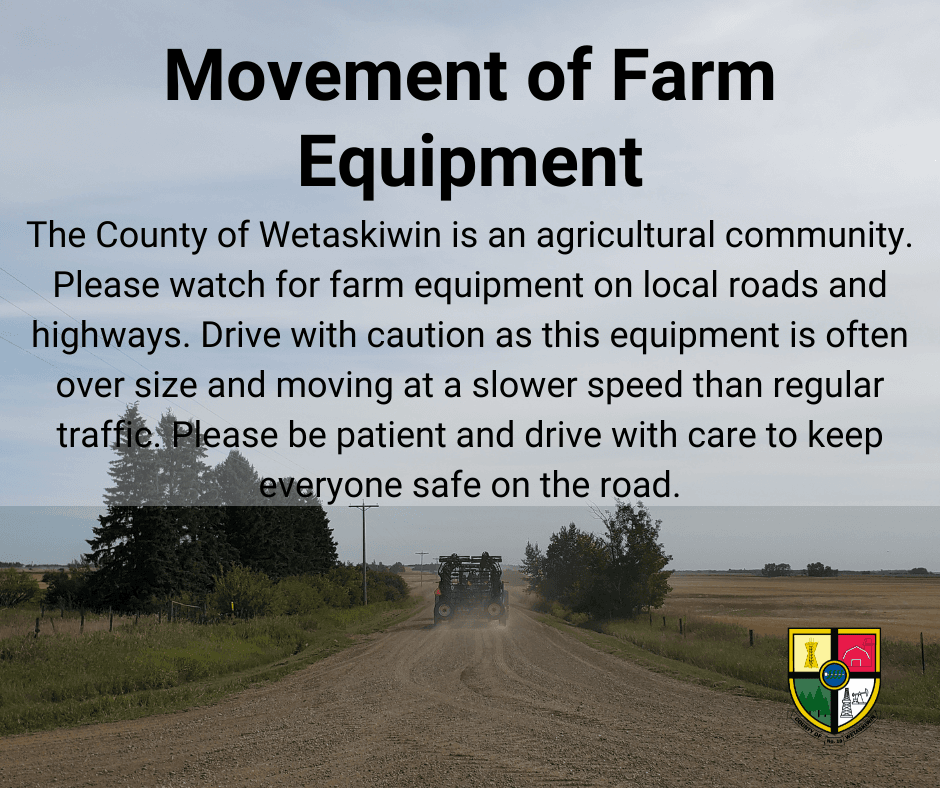 Movement of Farm Equipment Fall