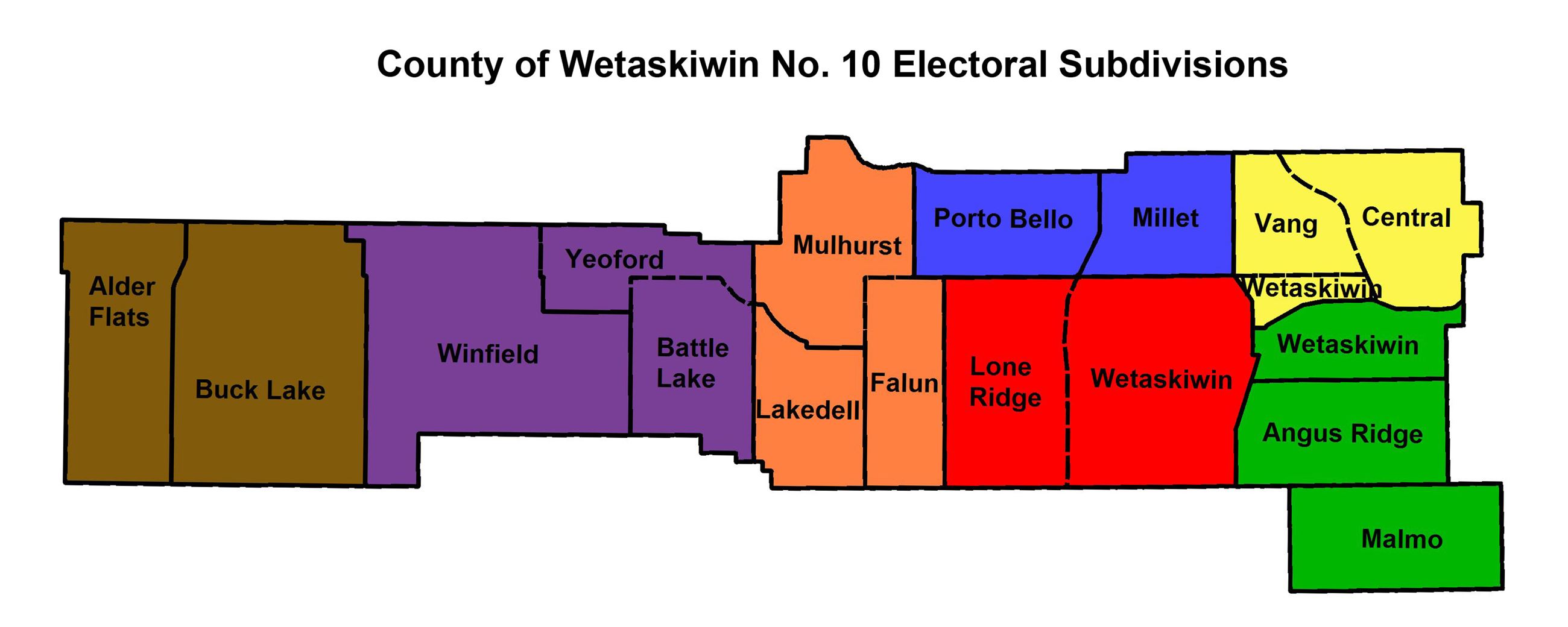 2017 Electoral Division and Subdivision Map