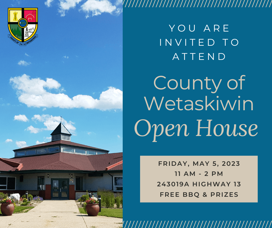 Calendar • County of Wetaskiwin Open House