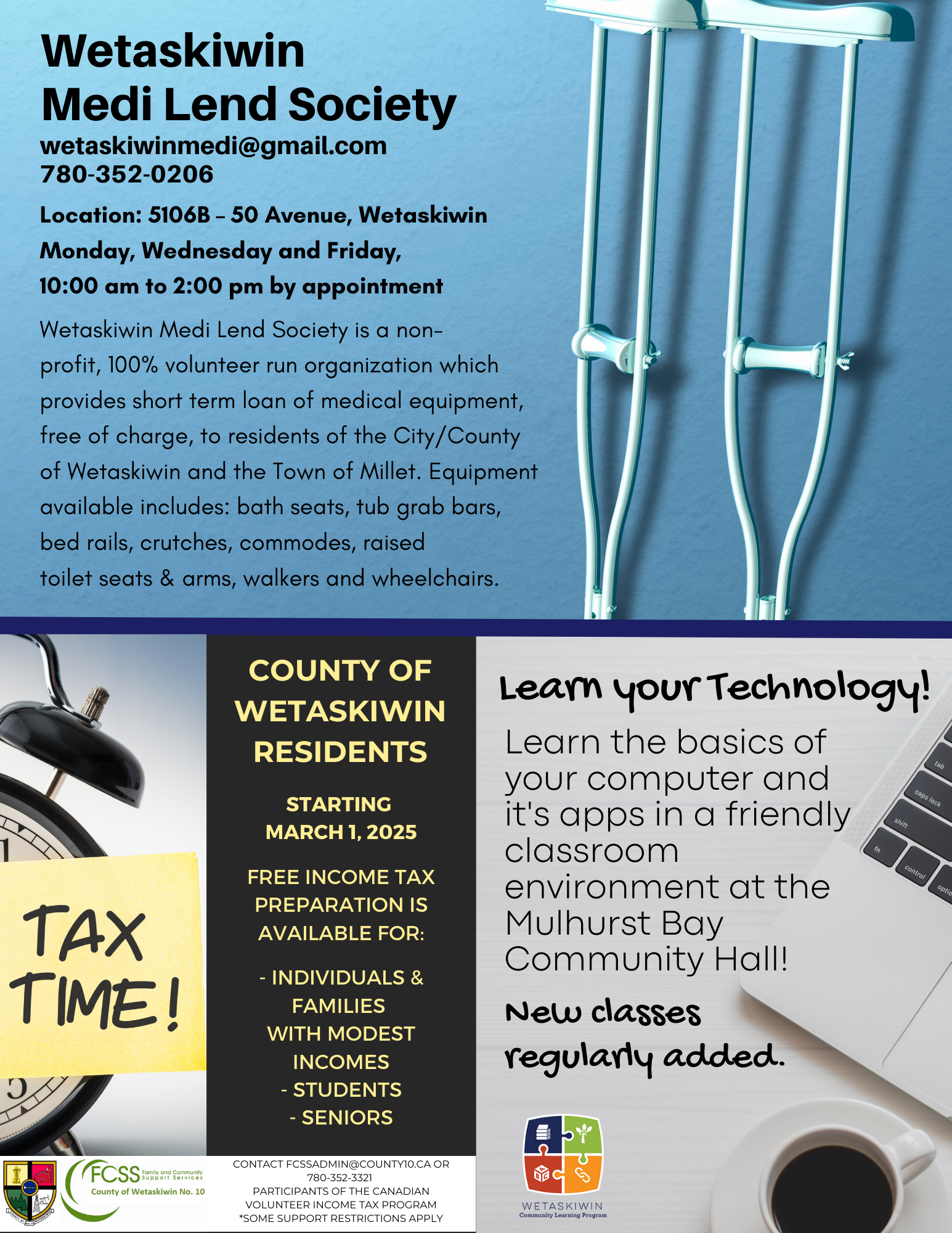 County of Wetaskiwin Community Program  Events Guide 14