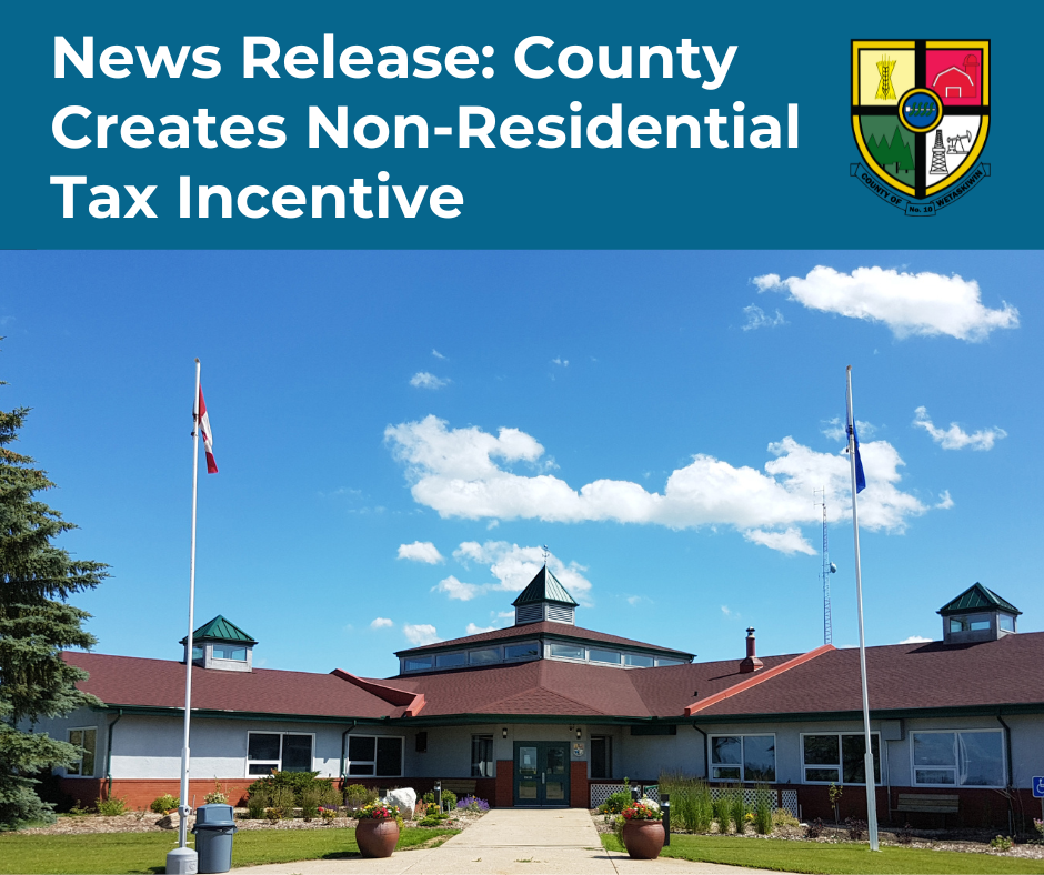 News Release Non-res tax incentive