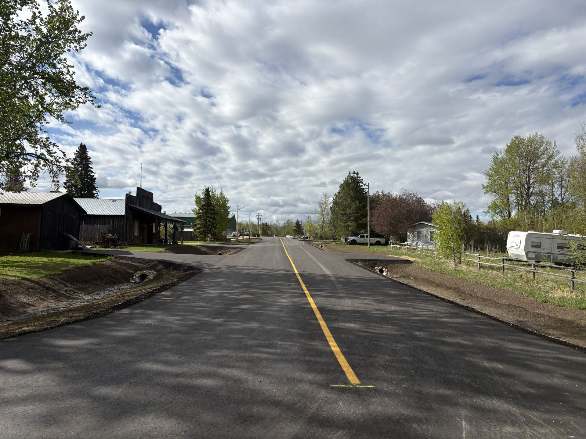 Image of Alder Flats Completed Road Construction