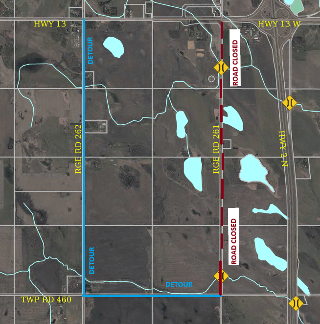 BF 8525 ROAD CLOSURE