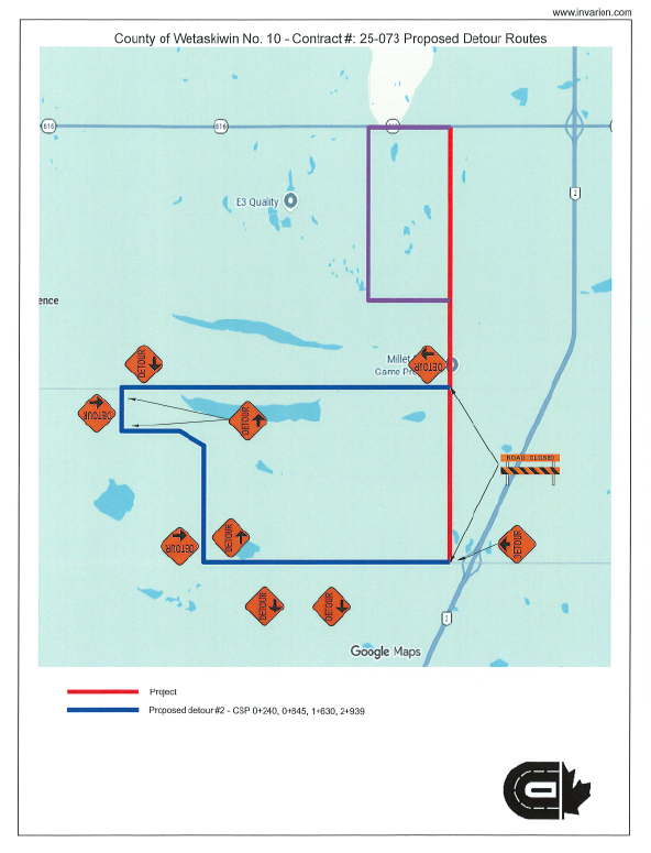 RGE RD 255 TWP RD 470-472DETOUR1