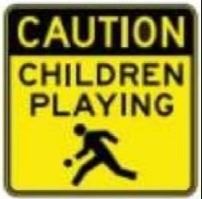 Children Playing Sign