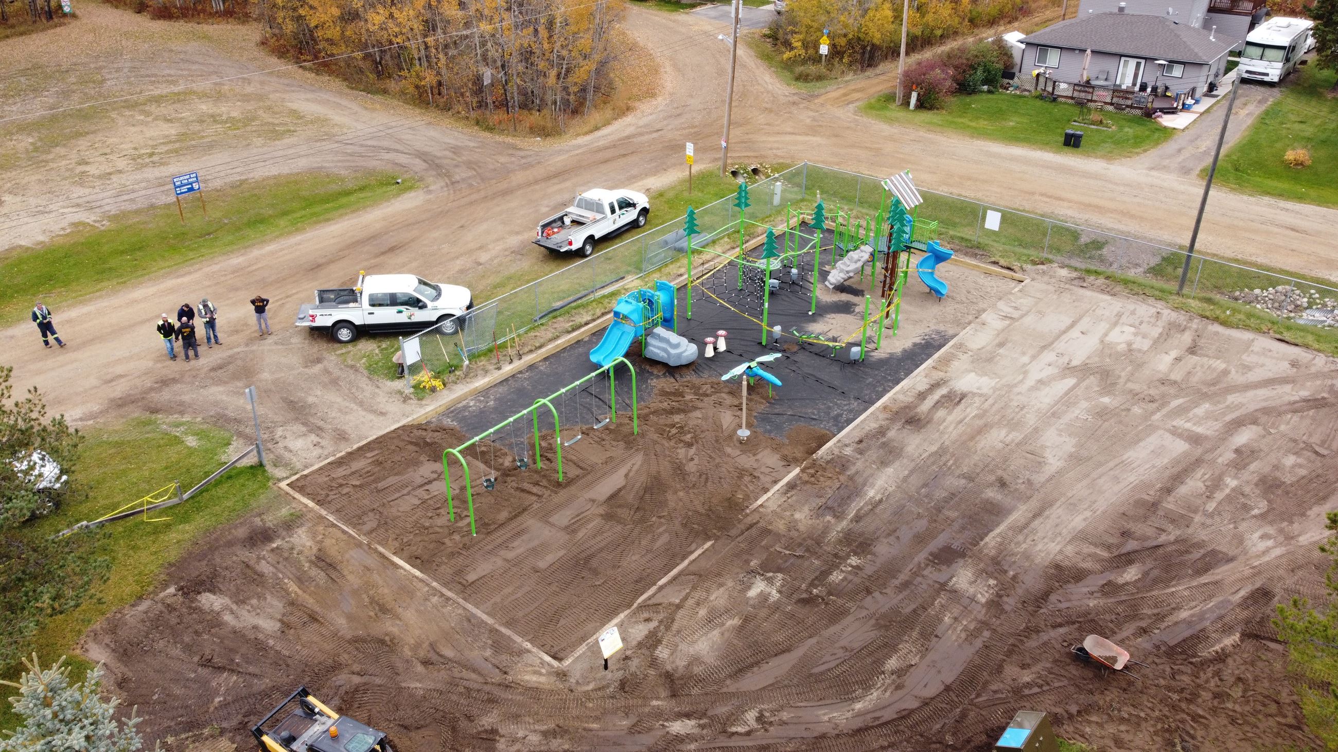 Mulhurst Bay Playground Arial