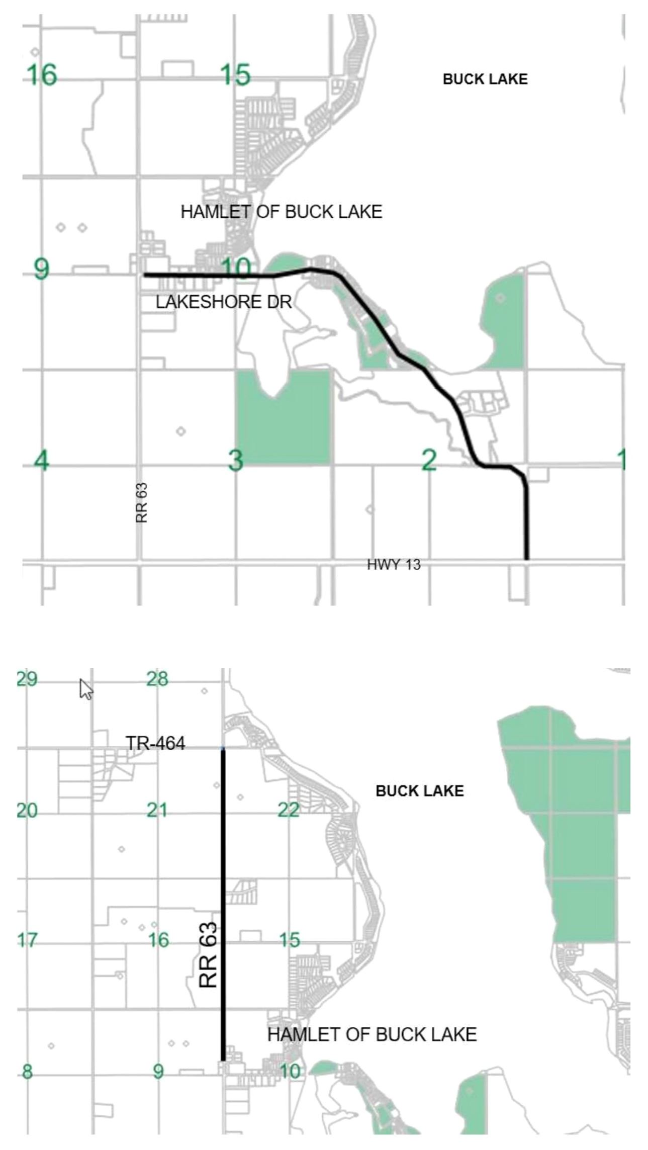 Buck Microsurfacing Map
