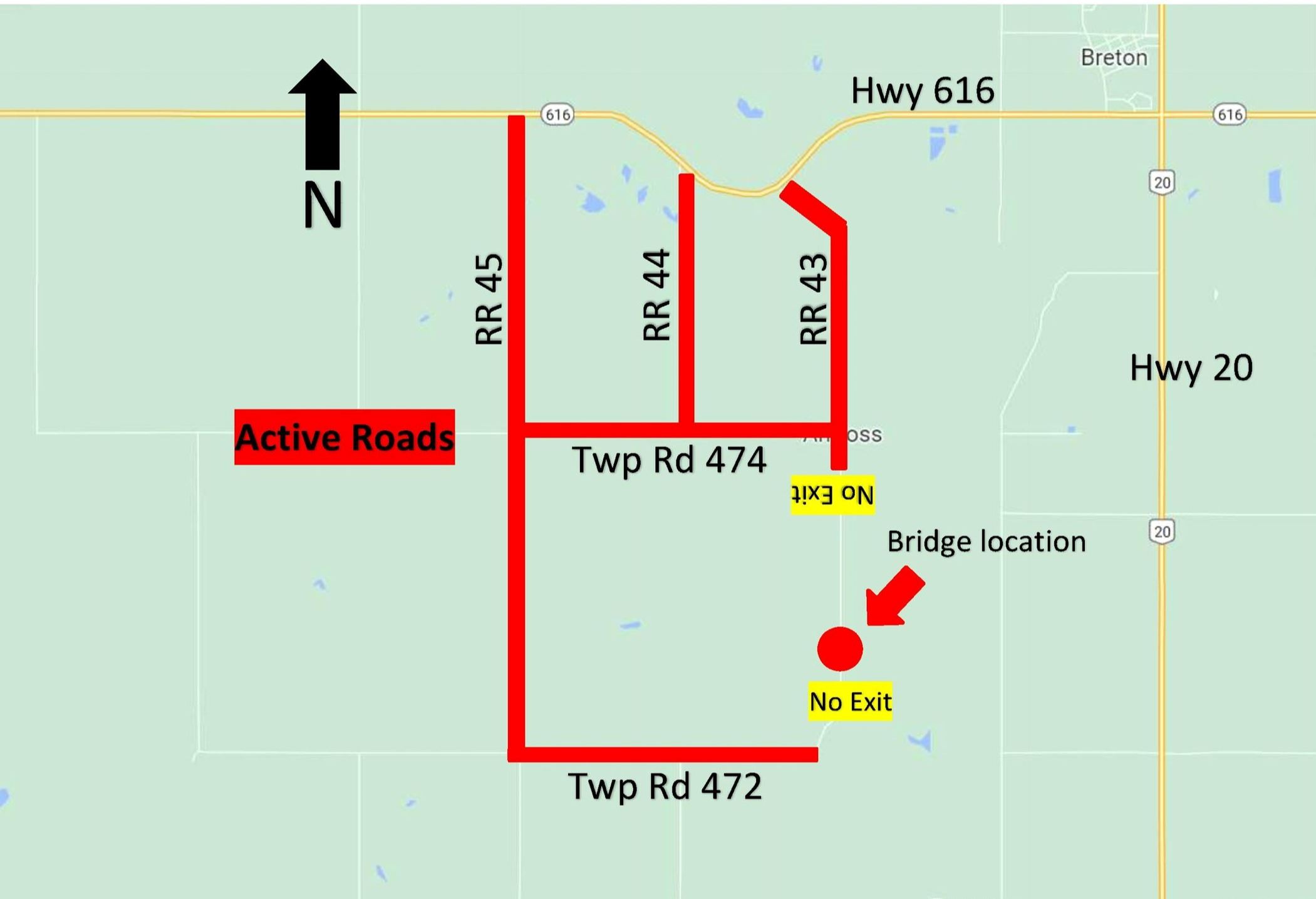 RR 43 Detour