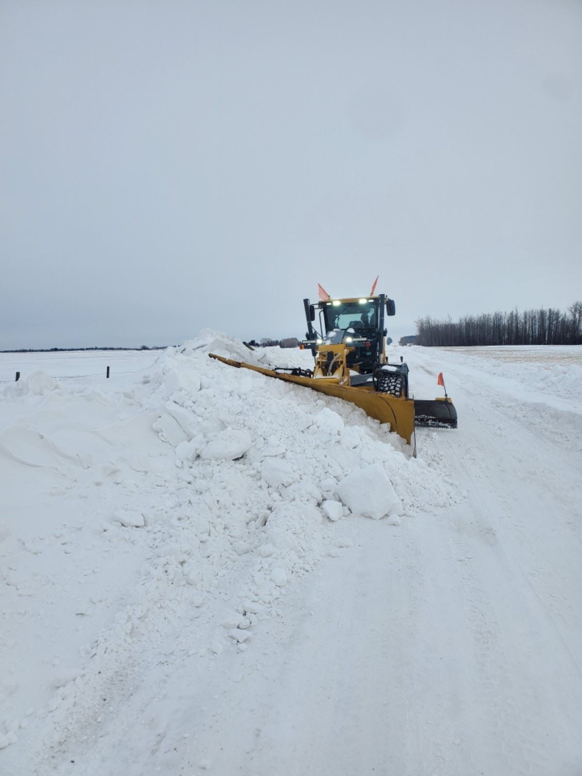 Grader Plowing Snow 4